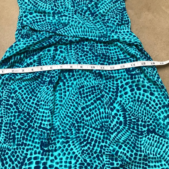 Banana Republic x Issa London Blue Wrap Midi Dress - Picture 6 of 10